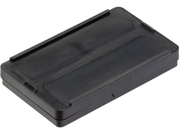 Alutec 1308.014 Box med gångjärn (B x H x D) 136 x 19 x 87 mm Svart 1 st