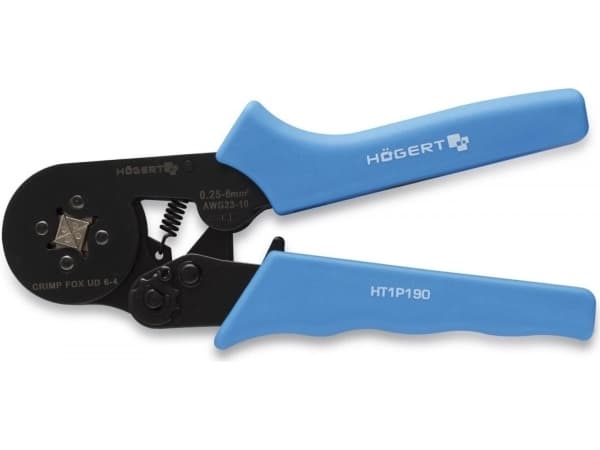 Högert Technik Itsesäätyvät pihdit ohutseinäisten holkkien puristamiseen 0.25 - 6mm (HT1P190)