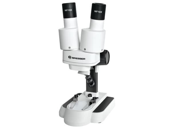 Bresser Optics Junior 20x, Optisk, Hvit, 20x, Batteri, 100 mm, 135 mm Hvit
