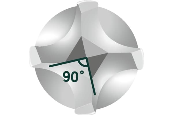 Metabo 623249000, Borrhammare, Murborr, bits, Högerrotation, 2,5 cm, 920 mm, Betong