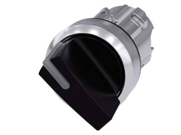 Siemens 3SU1052-2BF10-0AA0 Roterande kontakt Spännanordning Svart 1 x 90 ° 1 st