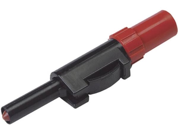 SKS Hirschmann SLS 20 B Laboratoriestik Stik, lige Stift-diameter: 4 mm Rød 1 stk