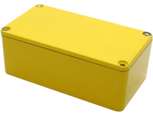 Hammond Electronics 1590BSYL Universal-kaappi 112 x 60 x 38 Valettu alumiini Keltainen 1 kpl