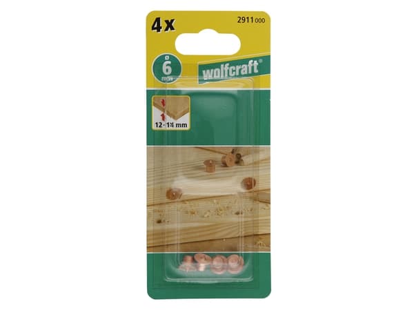 wolfcraft GmbH 2912000, Markeringsstift, Stål, 1,5 cm, 1,8 cm, 4 styck, Europa