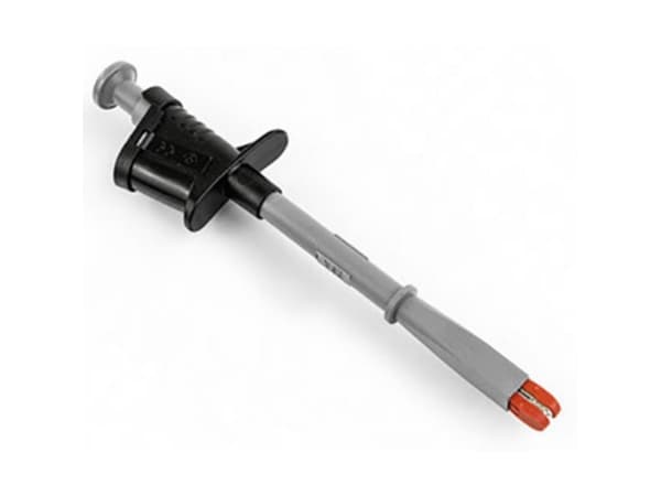 HT Instruments 6009-IECN Bananpropp Bananpropp (hona), anslutning 4 mm, kontakt 4 mm, krokodilklämma CAT III 1000 V Svart 1 st
