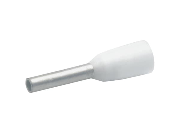 Klauke 46910, Peltipurkki, Valkoinen, Kupari, Polypropeeni (PP), 0,5 mm², 1 mm, 1,6 cm