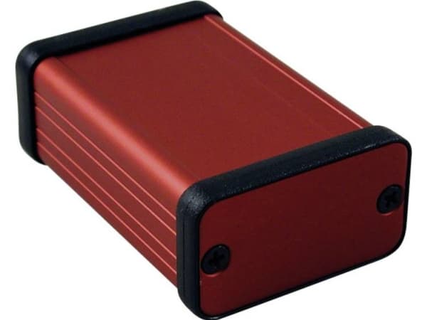 Hammond Electronics 1455D601RD Profiilikaappi 60 x 45 x 25 Alumiini Rød 1 stk 1 stk