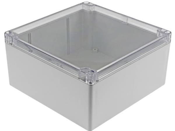 Hammond Electronics 1554 PC CL Universalkabinet Polykarbonat Grå 1 stk Hammond Electronics 1554 PC CL Universalkabinet Polykarbonat Grå 1 stk