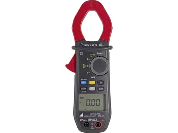 Gossen Metrawatt M312J Strømtang , Hånd-multimeter digital CAT III 1000 V, CAT IV 600 V Visning (counts): 6000