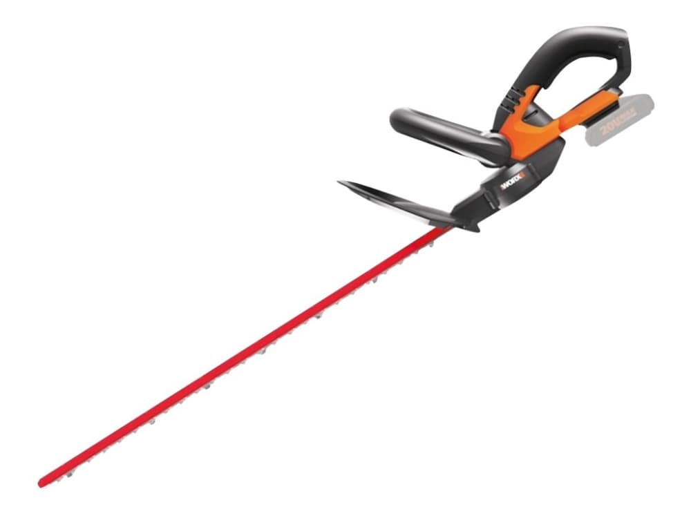 Worx WG260E.9 - Hæktrimmer - ledningfri - 20 V - intet batteri - 2200 spm - 61 cm - 55 cm - Skærekapacitet 19 mm - 2.12 kg - Uden batteri og oplader