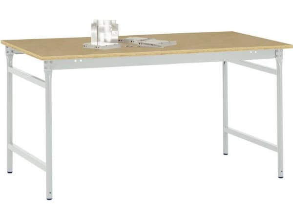 Manuflex BB3035.7035 Arbejdsbord Gråhvid (RAL 7035)