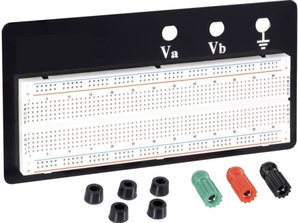TRU COMPONENTS EIC-102B Breadboard Totalt antal poler 830 (L x B x H) 165 x 55 x 8,5 mm 1 st