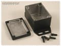 Pikkukuva 1 / 2: Hammond Electronics 1590WHFBK Universal-kaappi 52,5 x 38 x 31 Alumiini Musta 1 kpl 1 kpl