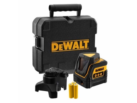 DeWALT 3DW0811-XJ, 30 m, 360°, Linjalaser, Musta, Keltainen, 1/4,5/8", Akku