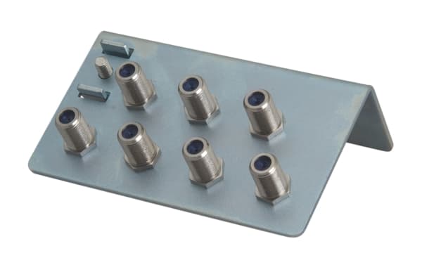 Triax 350298, F, Metallisk, Honkoppling, Rak, 0 - 2400 hz, 1020 mm