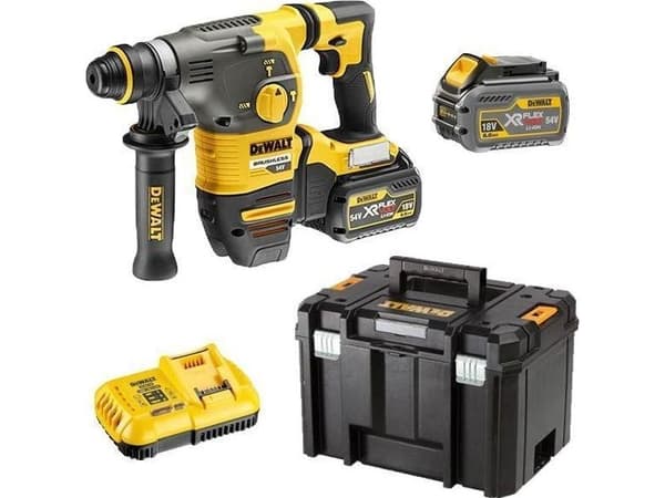 DeWALT DCH323T2, Svart, Gul, Borstlös motor, 2,8 cm, 1,3 cm, 2,6 cm, 4 mm