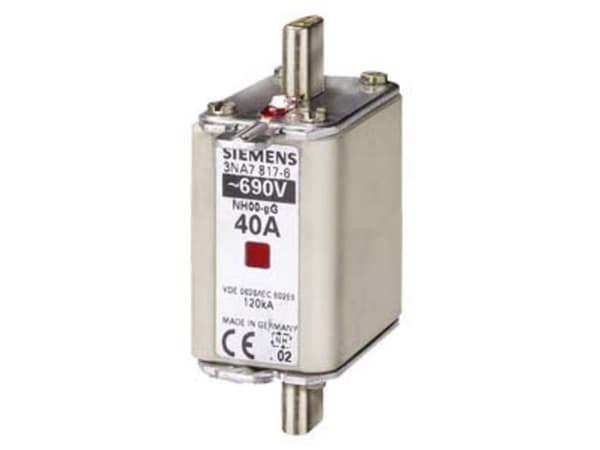 Siemens 3NA78246 Sikringsindsats Sikringsstørrelse = 0 80 A 690 V 3 stk