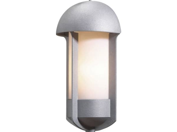 Konstsmide 510-312, Utendørs veggbelysning, Aluminium, Hage, Terrasse, Opal, 1 pære(r), Varm hvit