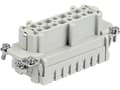 Miniatyrbild 1 av 2: Harting 09 33 024 2702 Tilslutningsindsats Han® E 24 + PE Crimp 1 stk