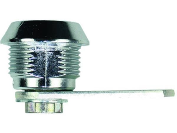 BASI HS 325 KD, Mailbox lock, Kromfarget, Galvanisert metall