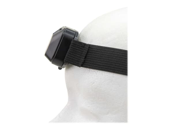 ANSMANN HD120B - Pään taskulamppu - LED (COB) - 1 W - musta