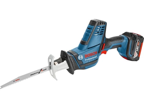 Bosch GSA 18 V-LI C Professional - Frem- og tilbakegående sag - trådløs - 2 hastigheter - 2 batterier - 18 V