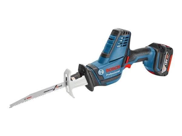Bosch GSA 18 V-LI C Professional - Frem- og tilbakegående sag - trådløs - 2 hastigheter - 2 batterier - 18 V
