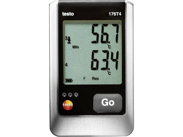 testo 0572 1764 176 T4 Temperatur-datalogger Mål Temperatur -200 til 1000 °C