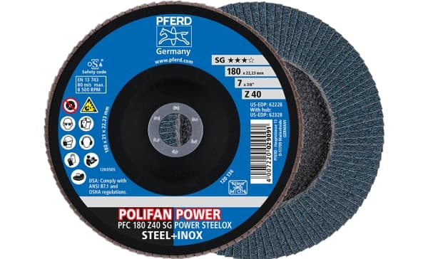 PFERD 67784185, 18 cm, 8500 RPM, 40 g, 10 styck