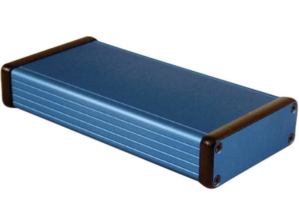 Hammond Electronics 1455J1601BU Universalkabinetti 160 x 78 x 27 Alumiini Blå 1 stk 1 stk