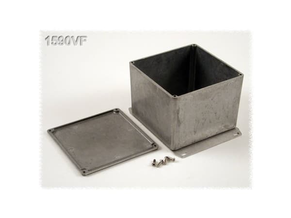Hammond Electronics 1590VFBK Universal-kaappi 119,5 x 119,5 x 94 Alumiini Musta 1 kpl 1 kpl