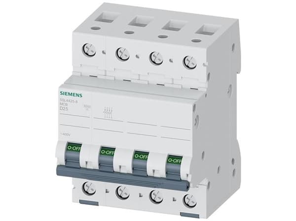 Siemens 5SL44258 5SL4425-8 Ledningssikkerhedsafbryder 25 A 400 V
