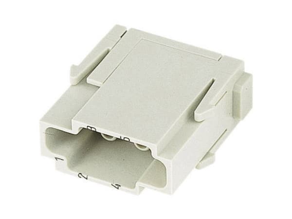 HARTING Stikindsats HAN E modul 6 polet, Crimp han ben, max 16A - (2 stk.)