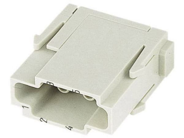 HARTING Stikindsats HAN E modul 6 polet, Crimp han ben, max 16A - (2 stk.)