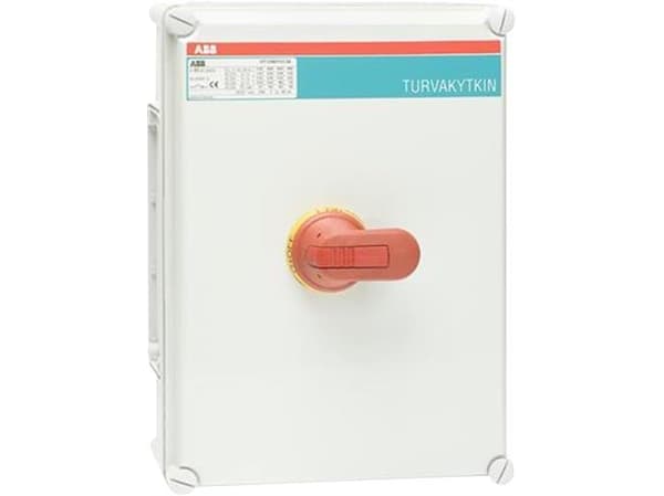 ABB turvakytkin 125A 3P R/G muovikotelo