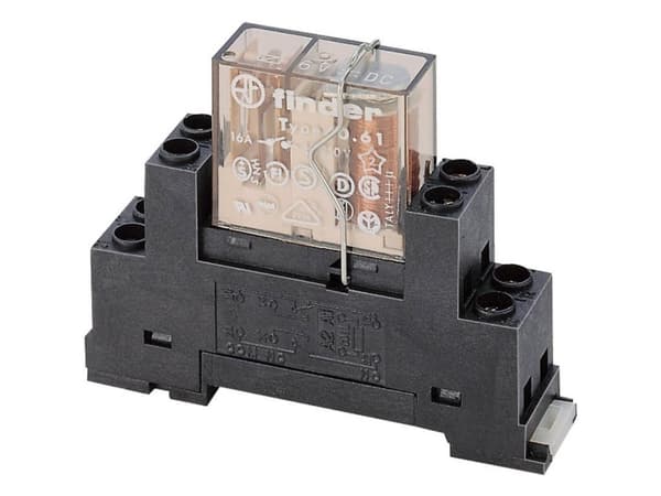 Finder 95.65.M Reläbas med fäste (L x B x H) 15,6 x 63,1 x 33,3 mm 1 st