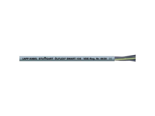 LAPP ÖLFLEX® SMART 108 Styreledning 7 G 0.75 mm² Grå 11070099/500 500 m