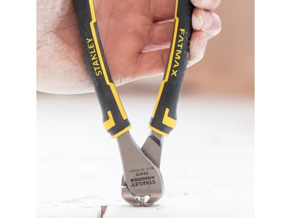 Stanley 0-89-875, Ändavbitartång, 2,2 cm, Svart, Gul, 160 mm