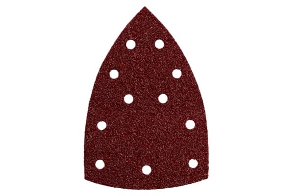 Metabo 625608000, Sand-papir, Metall, Polyester, Rustfritt stål, Stål, Tre, Brun, 100 mm, 150 mm, 10 stykker