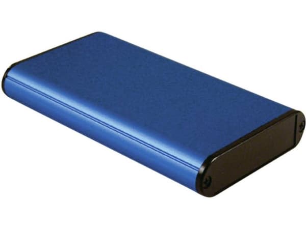 Hammond Electronics 1455B1202BU Universalkabinetti 120 x 71,7 x 19 Alumiini Blå 1 stk