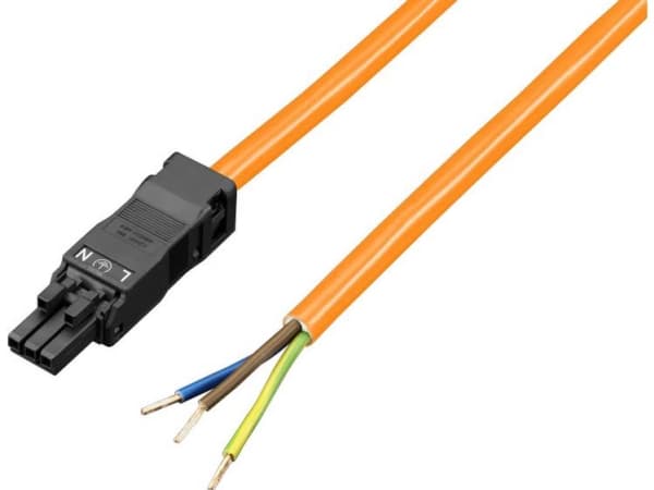 Rittal 2500.400, 3 m, 3-pin, Rett, Rett
