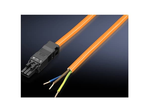 Rittal 2500.400, 3 m, 3-pin, Rett, Rett