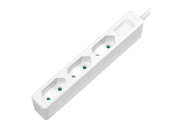 LogiLink LPS229, 1,5 m, inomhus, Typ C, IP20, 1 mm ², Vit