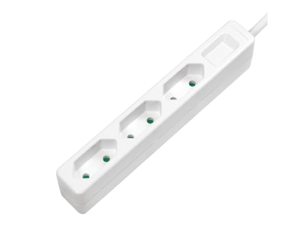 LogiLink LPS229, 1,5 m, inomhus, Typ C, IP20, 1 mm ², Vit
