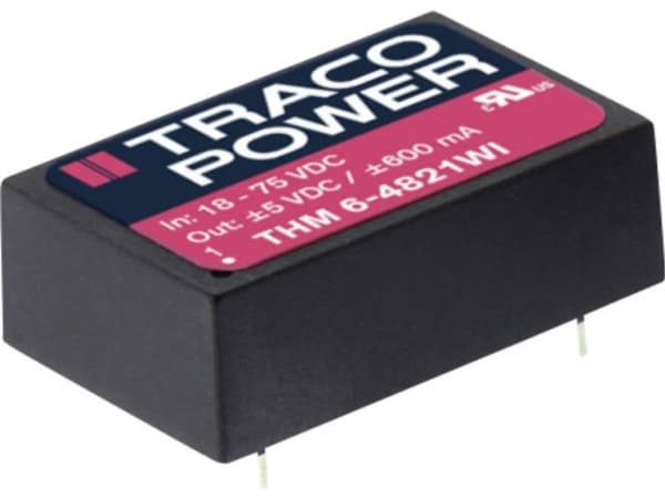 Traco Power THM 6-0511WI, 20,3 mm, 10,2 mm, 31,8 mm, 14 g, 6 W, 4.5-9 V