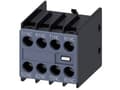 Miniatyrbild 3 av 5: Siemens 3RH29111GA04, 4P, Kabel, Svart, IP20, Skruvar, Tjeckien