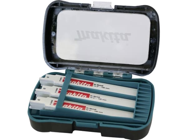 Makita - Saber saw blade set - för metall, mild steel - 30 delar - längd: 150 mm - för Makita DJR183, DJR183RT1J, DJR183Z, DJR188, DJR188Z, JR3070CT