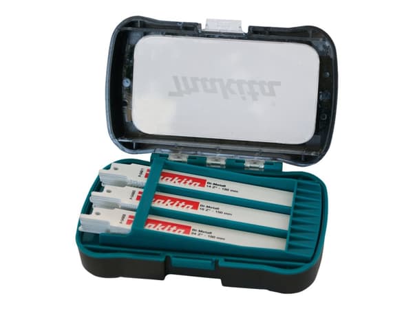 Makita - Saber saw blade set - för metall, mild steel - 30 delar - längd: 150 mm - för Makita DJR183, DJR183RT1J, DJR183Z, DJR188, DJR188Z, JR3070CT