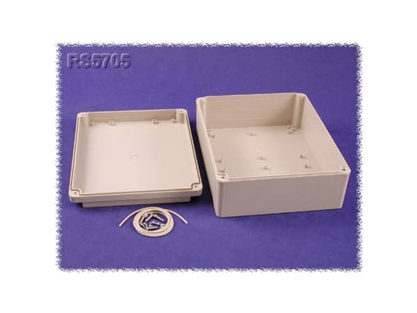 Hammond Electronics RS5705 Universalkabinet 250 x 200 x 95 ABS Grå 1 stk Hammond Electronics RS5705 Universalkabinet 250 x 200 x 95 ABS Grå 1 stk
