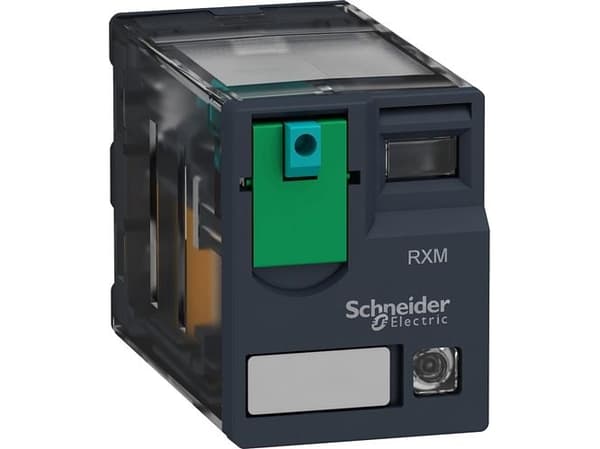 SCHNEIDER ELECTRIC Rele RXM LED4 C/O - 3A kelan jännite: 24V DC (pistoke releessä, tappi linjassa)